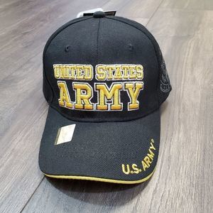 Army Baseball Cap Hat Black Military US Army Licensed Cap America NEW Wi…